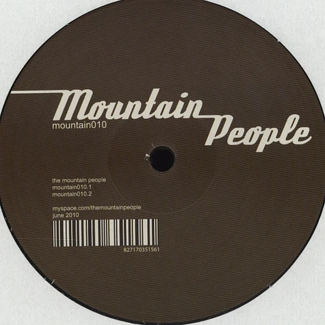 Mountain People - Mountain 010.1 / Mountain 010.2