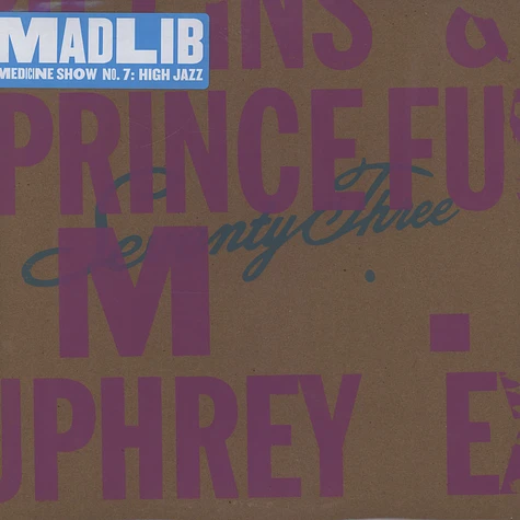 Madlib - Medicine Show Volume 7 - High Jazz Deluxe Edition - Vinyl