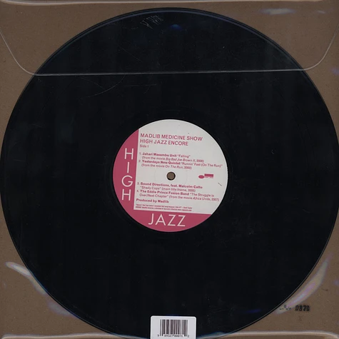 Madlib - Medicine Show Volume 7 - High Jazz Deluxe Edition - Vinyl