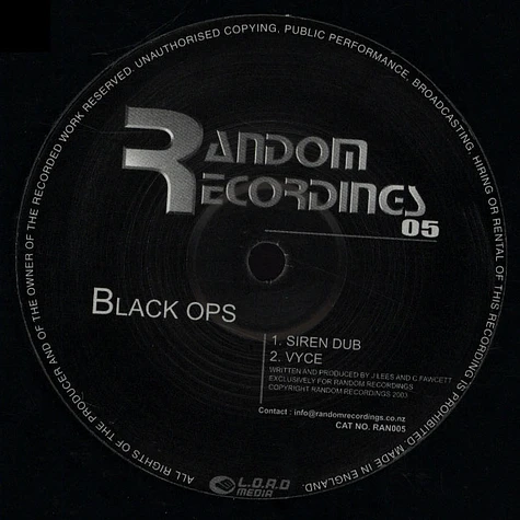 Black Ops - Siren Dub
