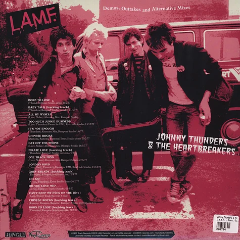 Johnny Thunders & The Heartbreakers - L.a.m.f. - Demos, Outakes And Alternative Mixes