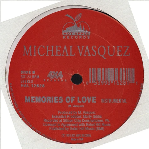 Michael Vasquez - Memories Of Love