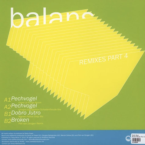Darko Esser - Balans Remixes Part 4
