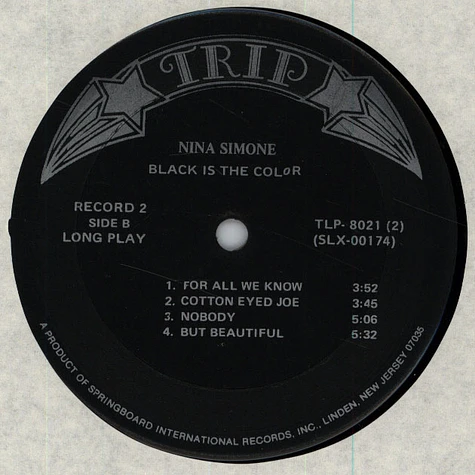 Nina Simone - Black Is The Color