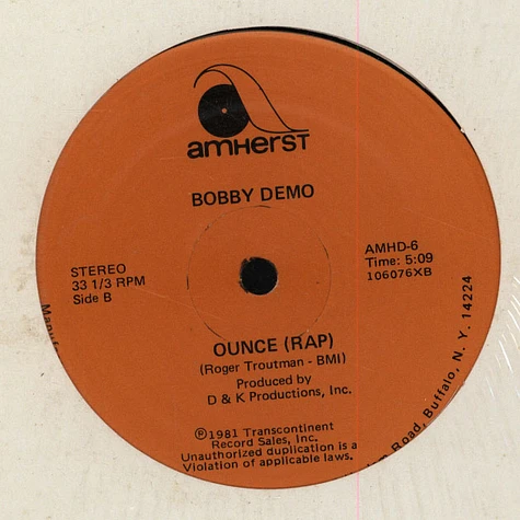 Bobby Deemo - More Ounce (Rap)