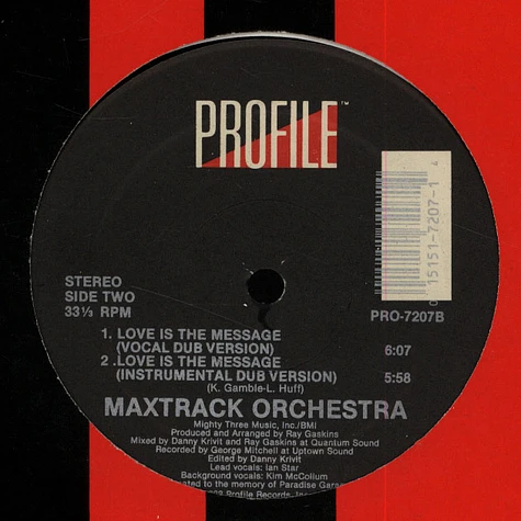 Maxtrack Orchestra - Love Is The Message