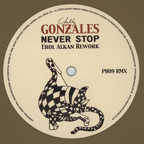 Chilly Gonzalez - Never Stop Erol Alkan Rework