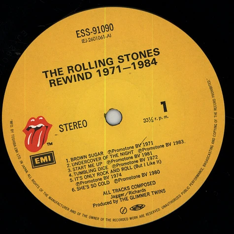 The Rolling Stones - Rewind 1971 -1984