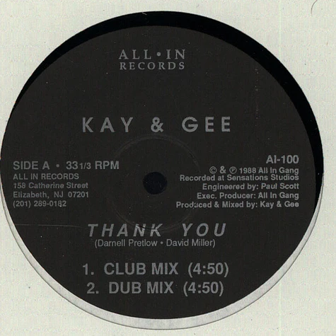 Kay & Gee - Thank You