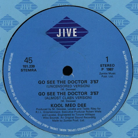 Kool Moe Dee - Go see the doctor