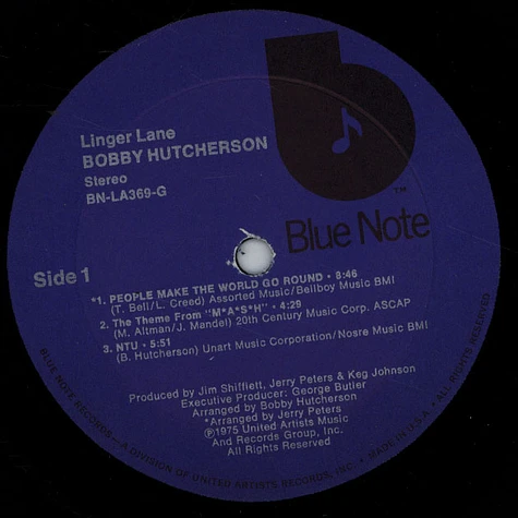 Bobby Hutcherson - Linger Lane