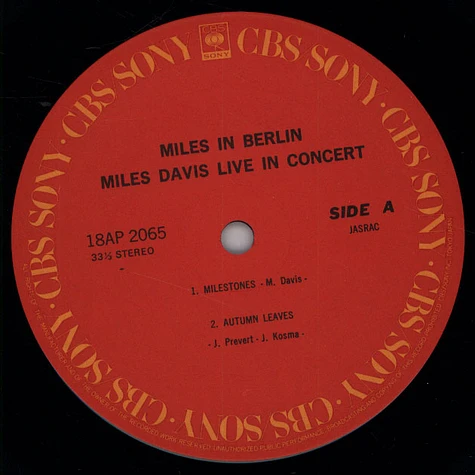 Miles Davis - Miles In Berlin