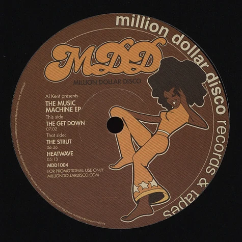 Al Kent Presents Million Dollar Disco - The Music Machine EP