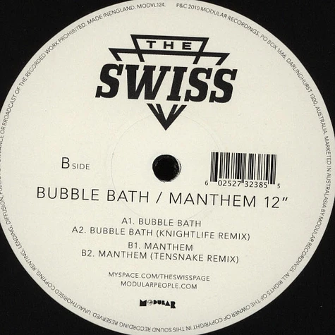 The Swiss - Bubble Bath