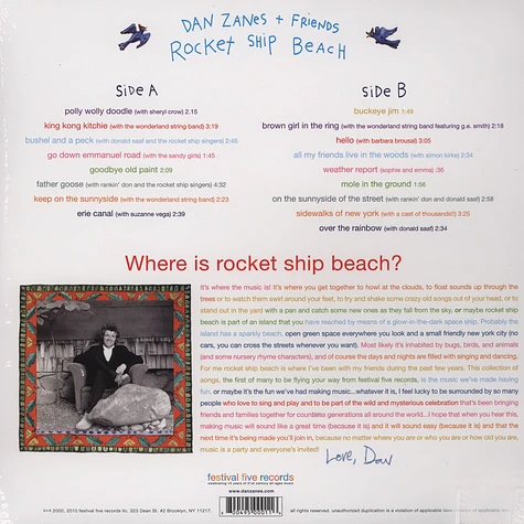 Zanes Dan & Friends - Rocket Ship Beach