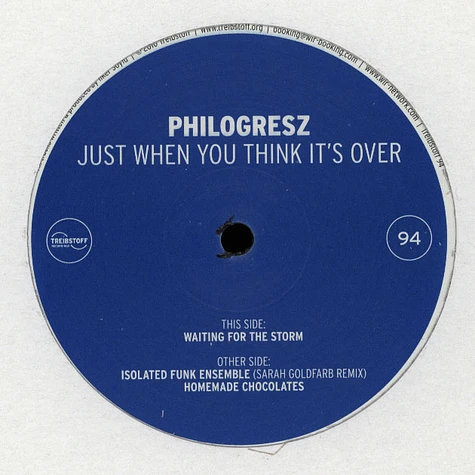 Philogresz - Just When You Think It's Over