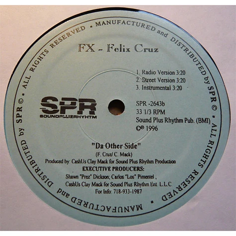 FX - Felix Cruz - Stuck (Part 1) / Da Other Side