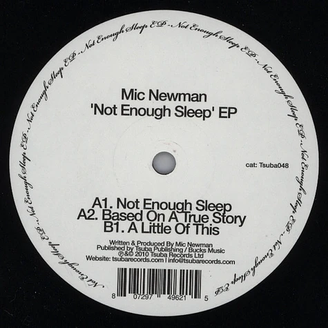 Mic Newman - A Little Of This EP