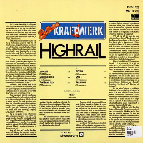 Kraftwerk - Highrail