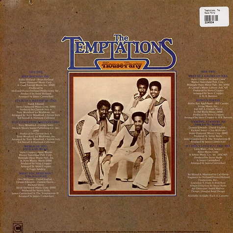 The Temptations - House Party