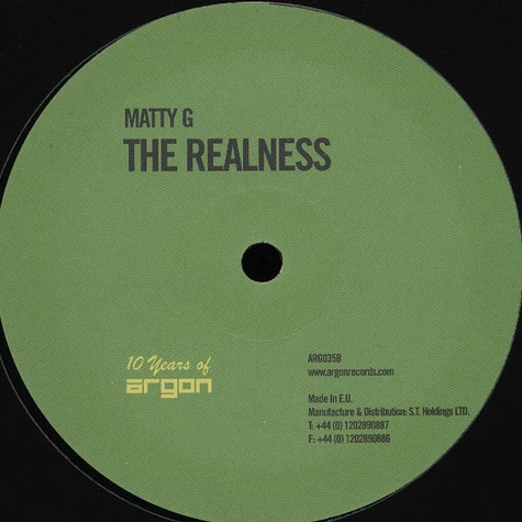 Matty G - Watching You / The Realness