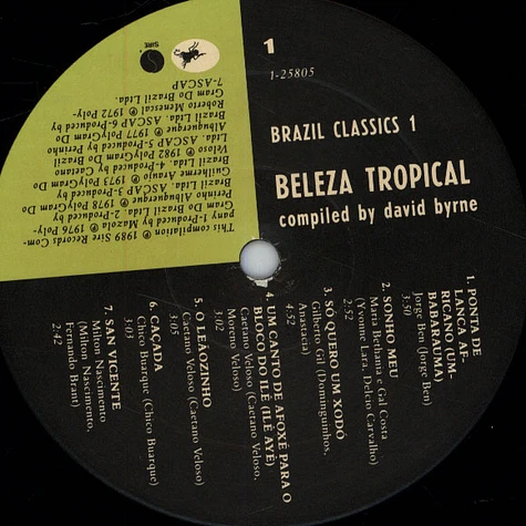 V.A. - Brazil Classics 1 - Beleza Tropical