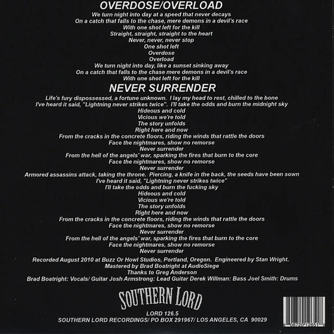 Lebanon - Overdose/Overload