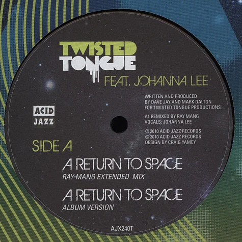 Twisted Tongue - A Return To Space Ray Mang Mixes