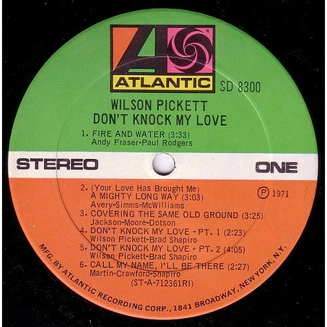 Wilson Pickett - Don't Knock My Love