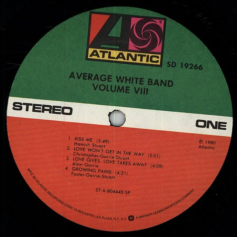 Average White Band - Volume VIII