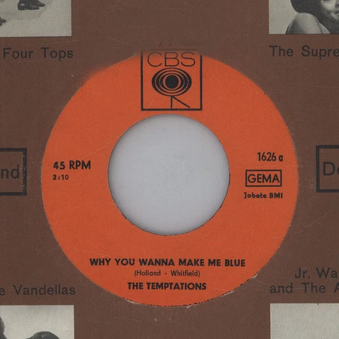 Temptations - Why You Wanna Make Me Blue