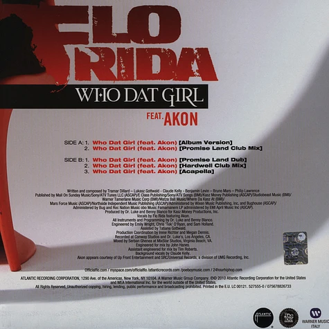 Flo Rida - Who Dat Girl feat. Akon