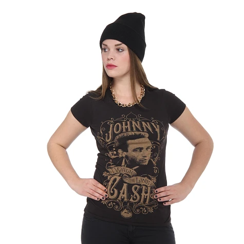 Johnny Cash - Walk The Line Women T-Shirt