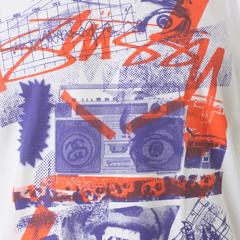 Stüssy - Radio Collage T-Shirt