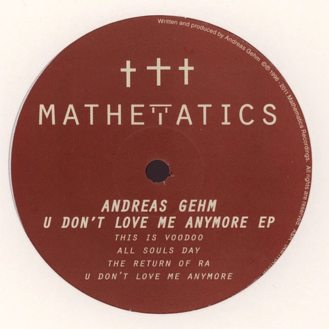 Andreas Gehm - U Don't Love Me Anymore