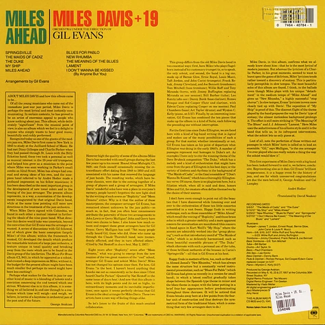 Miles Davis + 19, Gil Evans - Miles Ahead