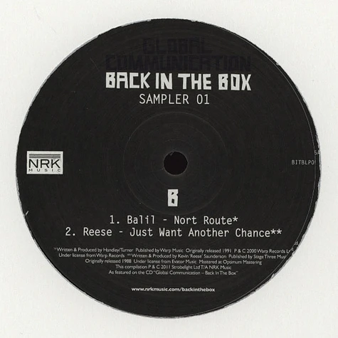 V.A. - Back In The Box Sampler 01