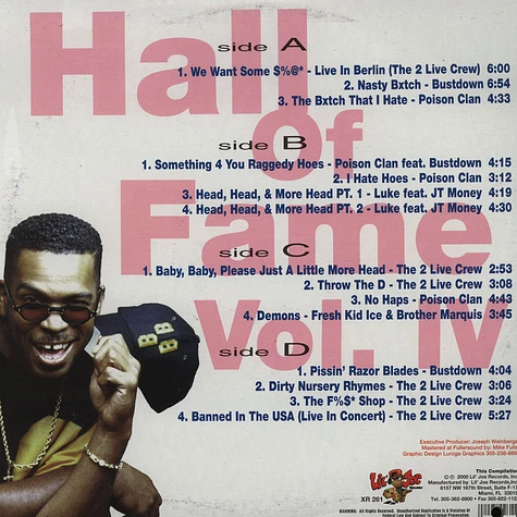 2 Live Crew - Luke's hall of fame vol. 4