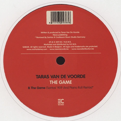 Taras Van De Voorde - The Game Santos Remix