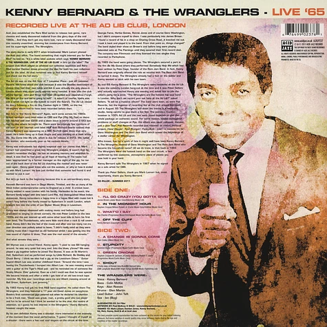Kenny Bernard & The Wranglers - Live '65