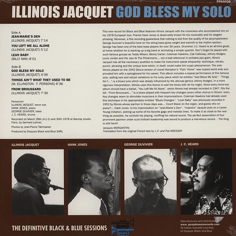 Illinois Jacquet - God Bless My Solo