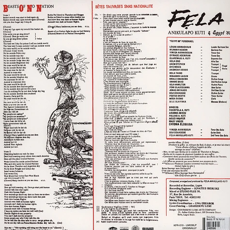 Fela Kuti - Beasts Of No Nation