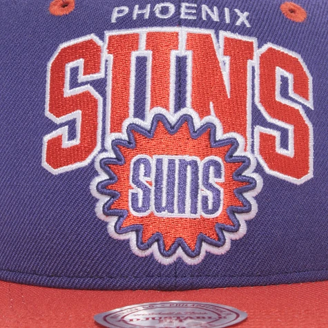 Mitchell & Ness - Phoenix Suns NBA Logo 2 Tone Snapback Cap