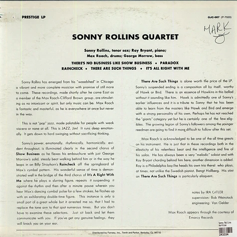 Sonny Rollins - Worktime