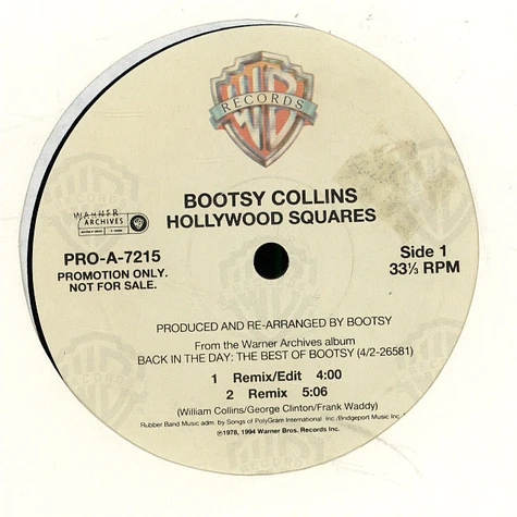 Bootsy Collins - Hollywood Squares