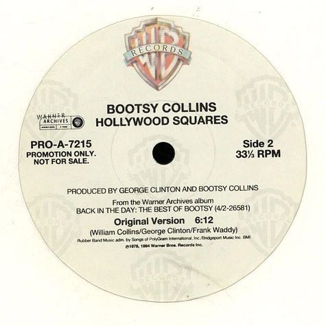 Bootsy Collins - Hollywood Squares