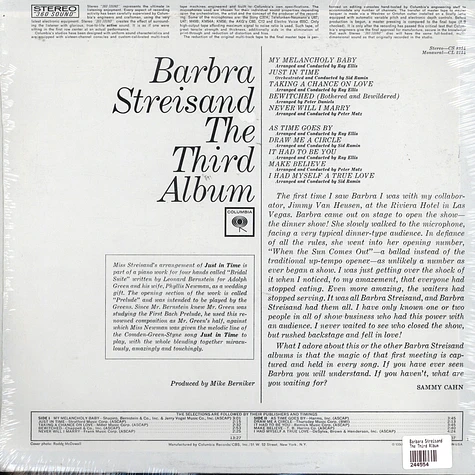Barbara Streisand - The Third Album