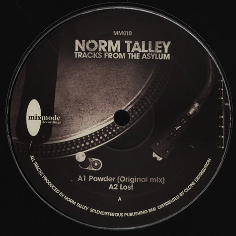 Norm Talley - Tracks from the Asylum