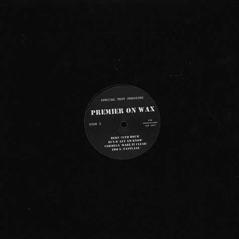 DJ Premier - Premier On Wax EP