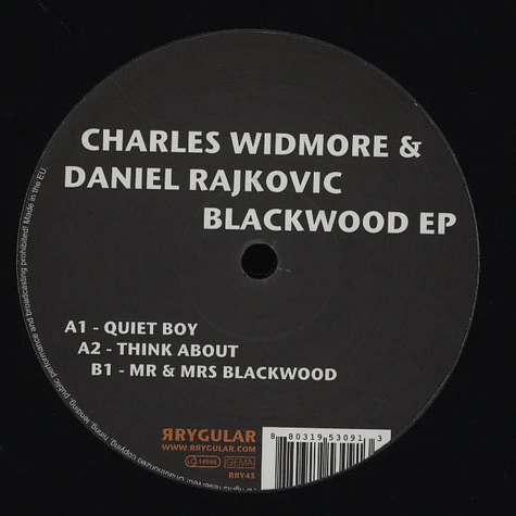 Charles Widmore & Daniel Rajkovic - Blackwood EP